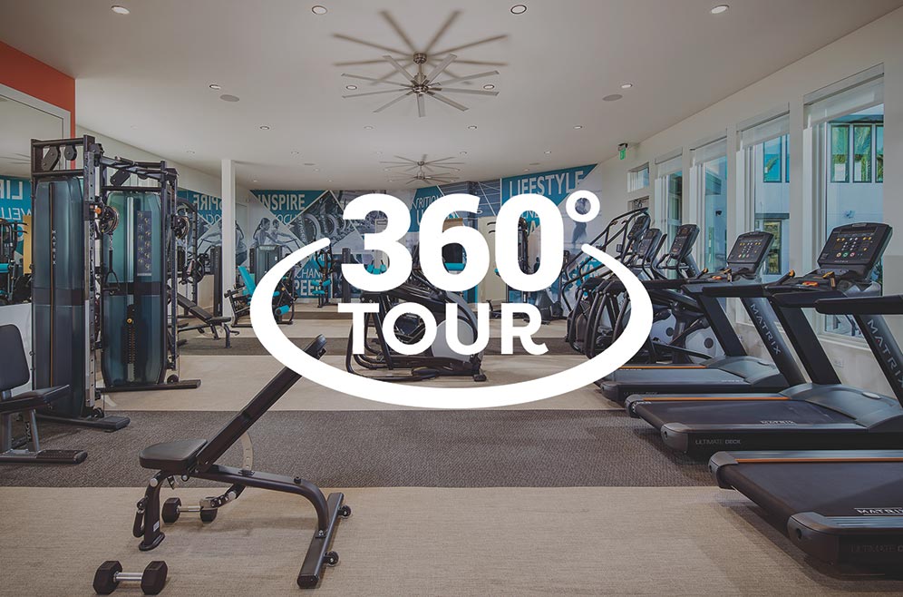 Gym at The Resort with 360 Virtual Tour icon